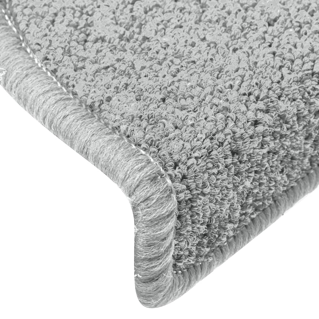 Stufenmatten 15 Stk. 56x17x3 cm Anthrazit Halbrund