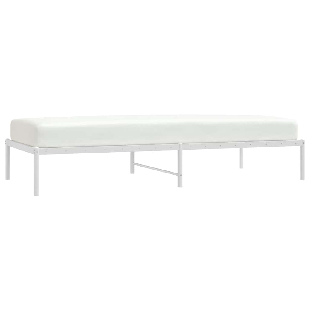 Bettgestell Metall Schwarz 75x190 cm