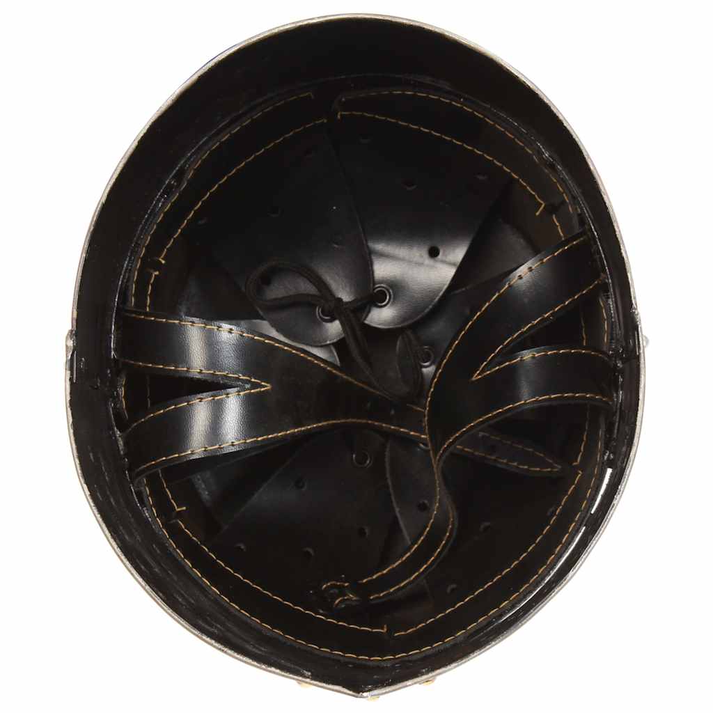 Preußische Pickelhaube Antik Replik für LARP Schwarz Stahl
