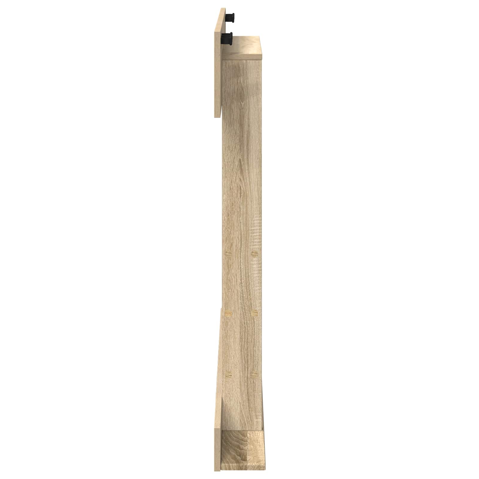 Billardqueue-Ständer Holzwerkstoff 93 x 12 x 103 cm Weiß