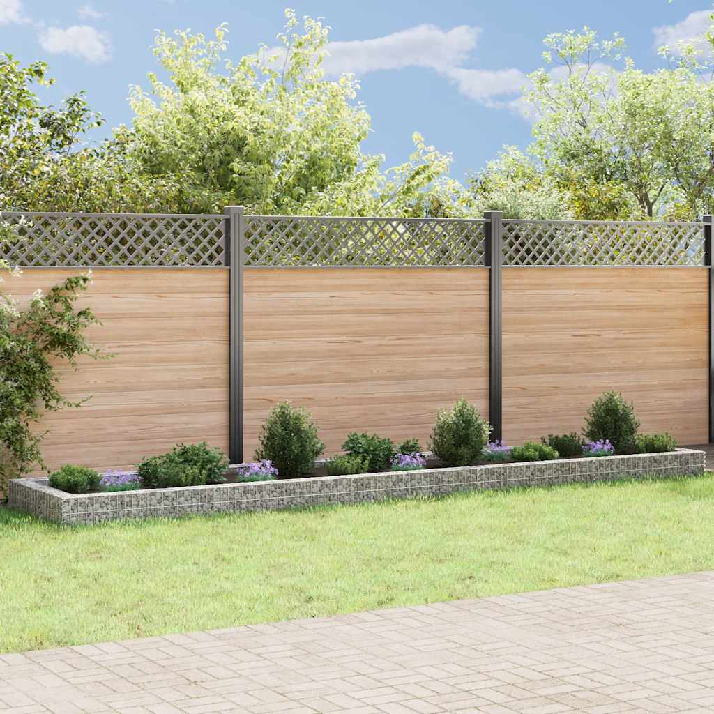 Gabionen-Hochbeet Verzinkter Stahl 100x100x20 cm