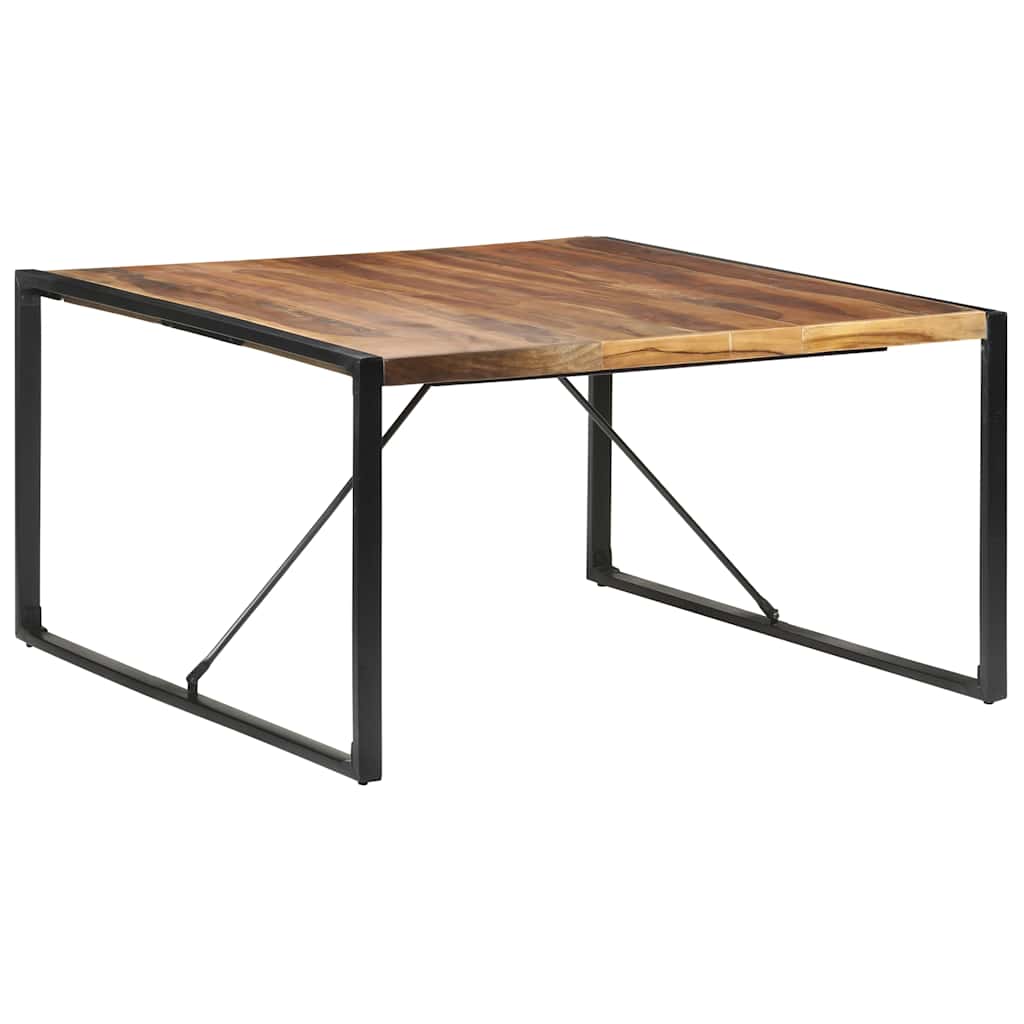 Esstisch 140x140x75 cm Raues Mangoholz