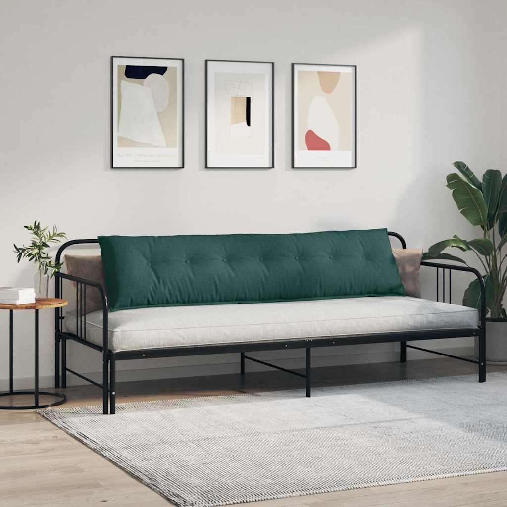 Rückenkissen Hellgrau 50 x 19 x 45 cm Stoff