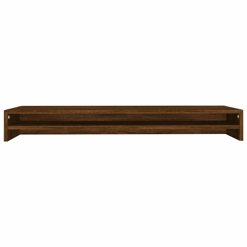Monitorständer Weiß 100x24x13 cm Holzwerkstoff