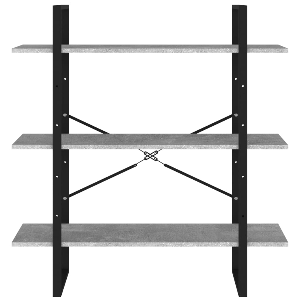 Bücherregal Weiß 100x30x105 cm Holzwerkstoff
