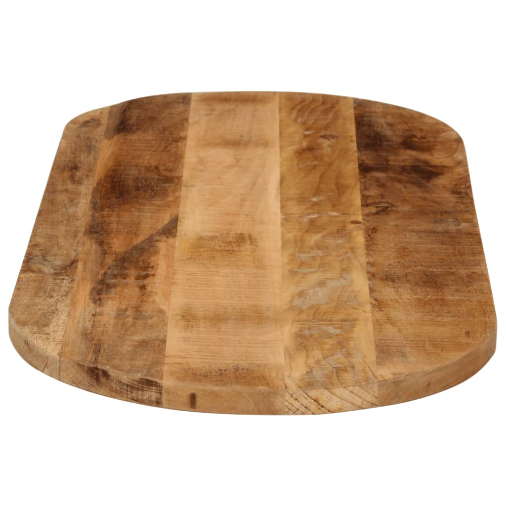 Tischplatte 110x40x2,5 cm Oval Massivholz Mango