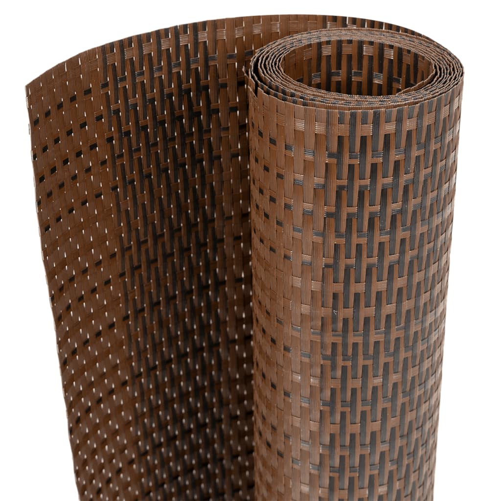 Balkon-Sichtschutz Anthrazit 300x90 cm Poly Rattan