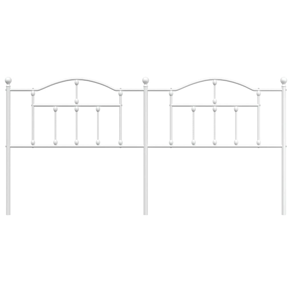 Ersatz-Kopfteil Metall Schwarz 90 cm