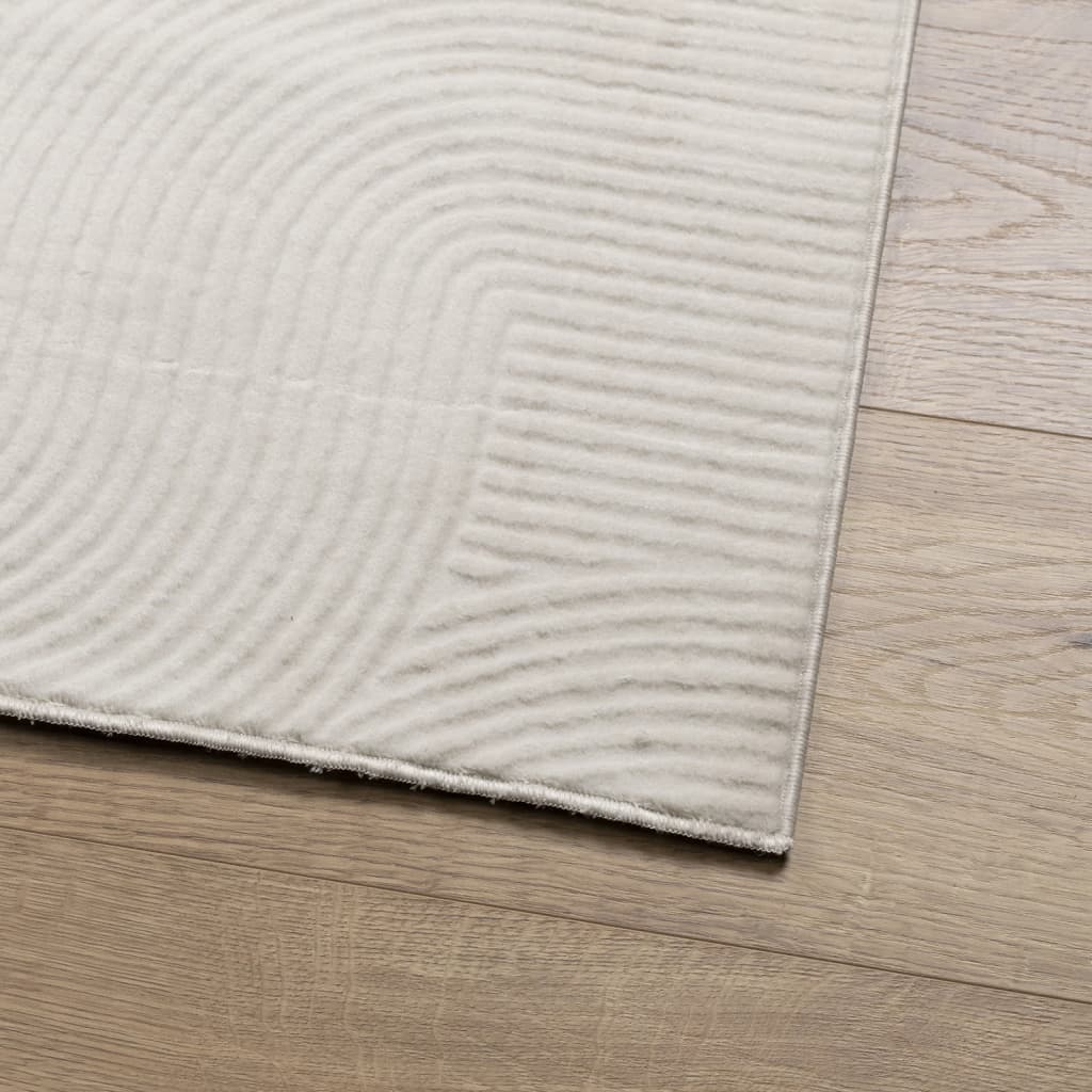 Teppich IZA Kurzflor Skandi-Stil Anthrazit 80x150 cm