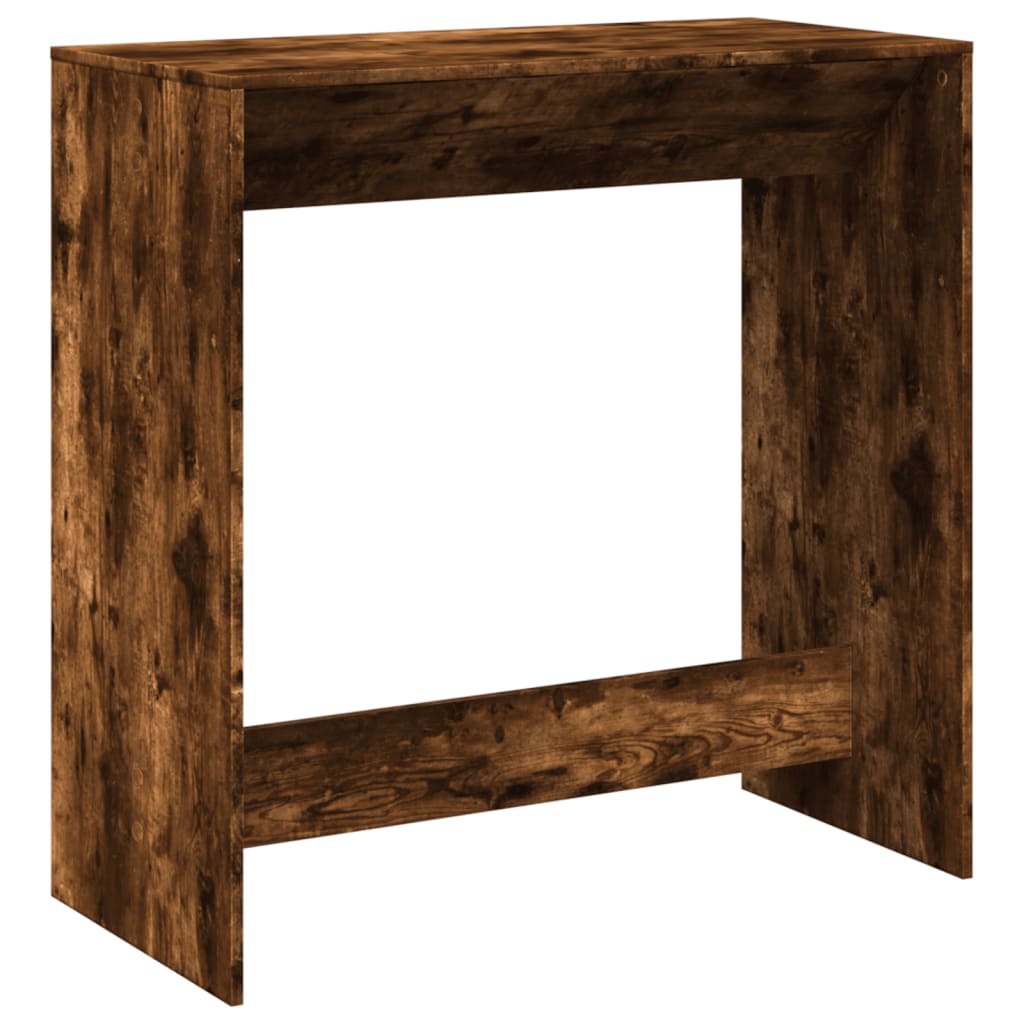 Bartisch Schwarz Eichen-Optik 102 x 50 x 103,5 cm Holzwerkstoff