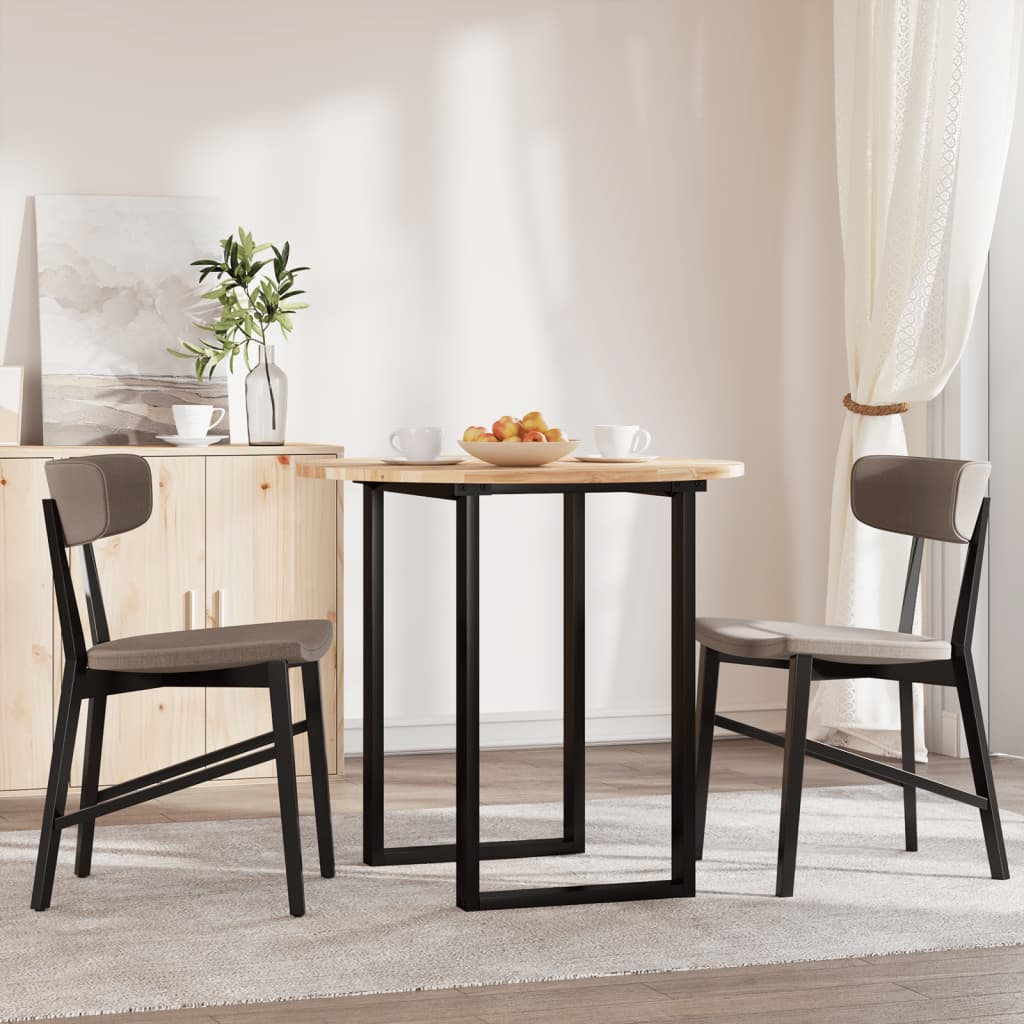 Tischplatte Rund Ø40x2 cm Massivholz Akazie