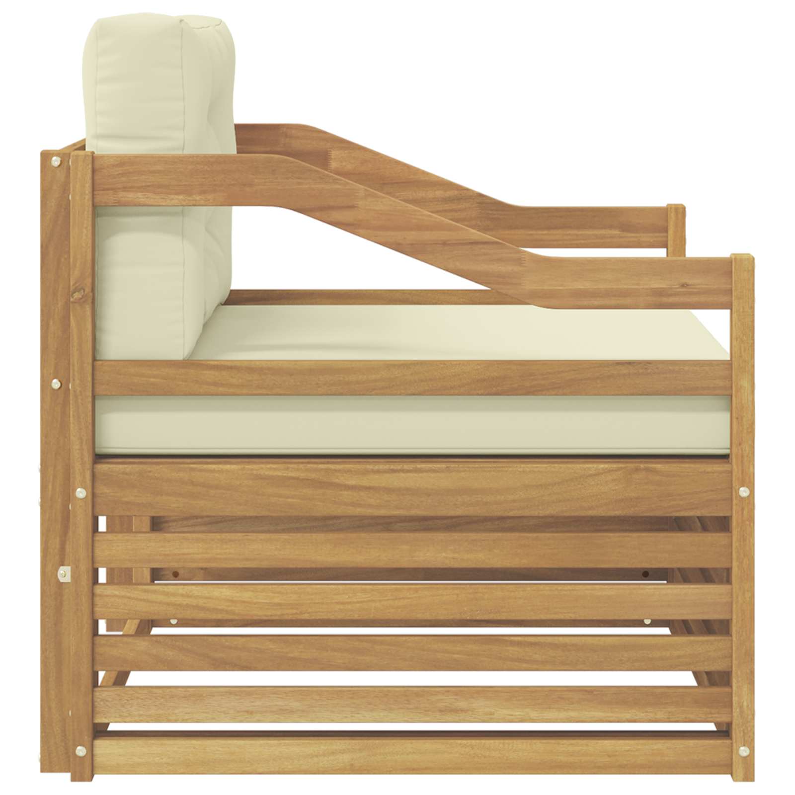2 Stück Outdoor-Sofa Natur
