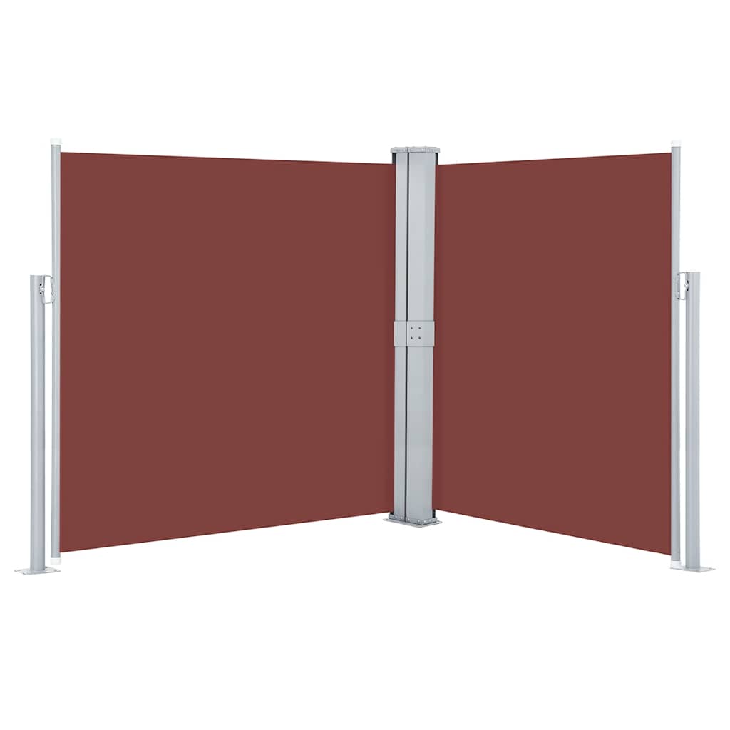 Ausziehbare Seitenmarkise 160×600 cm Braun