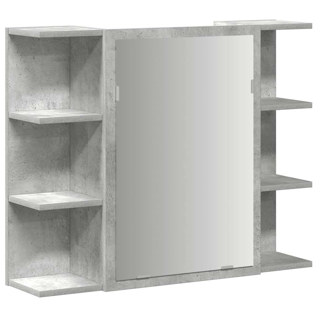Bad-Spiegelschrank Weiß 80x20,5x64 cm Holzwerkstoff