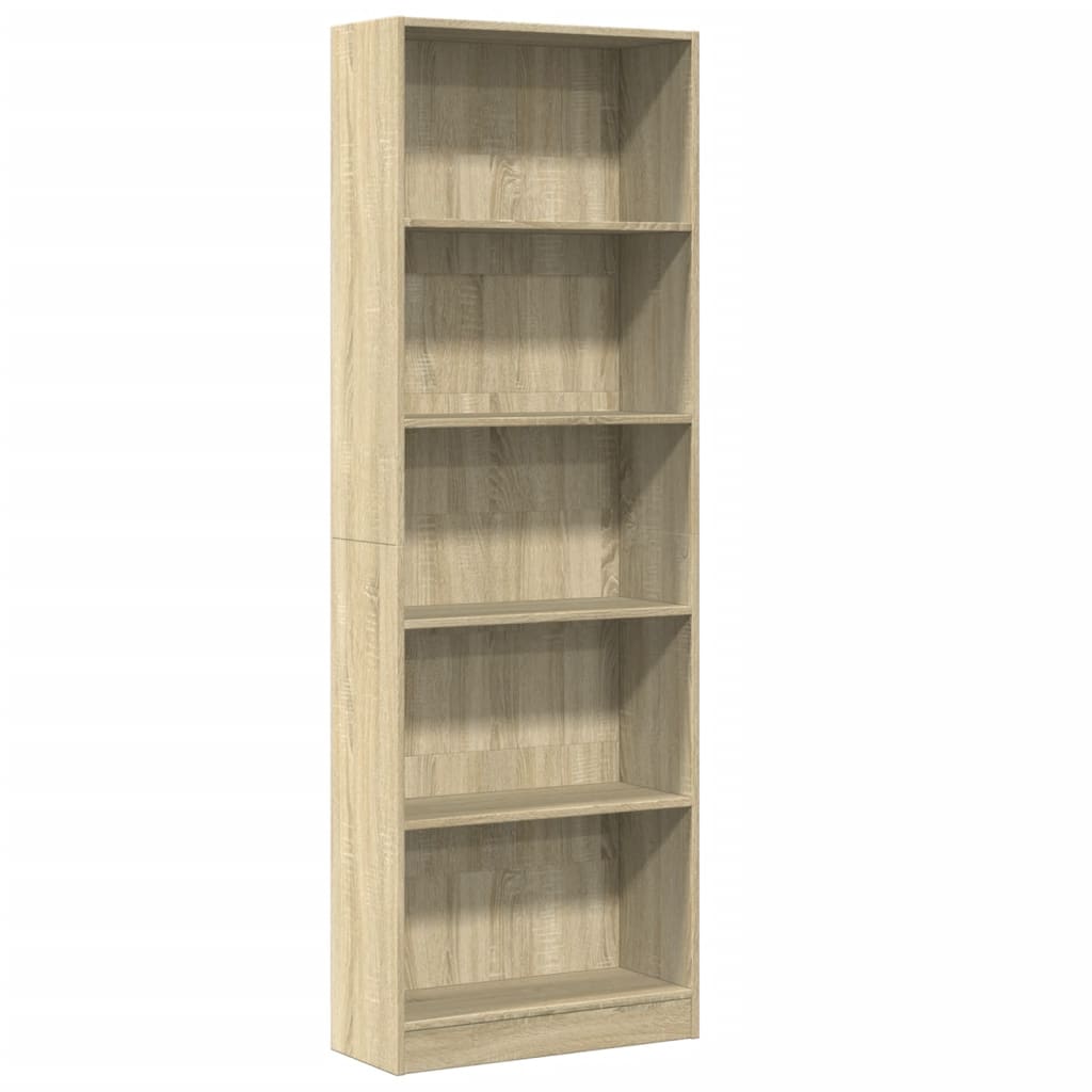 Bücherregal Weiß 40x24x75 cm Holzwerkstoff
