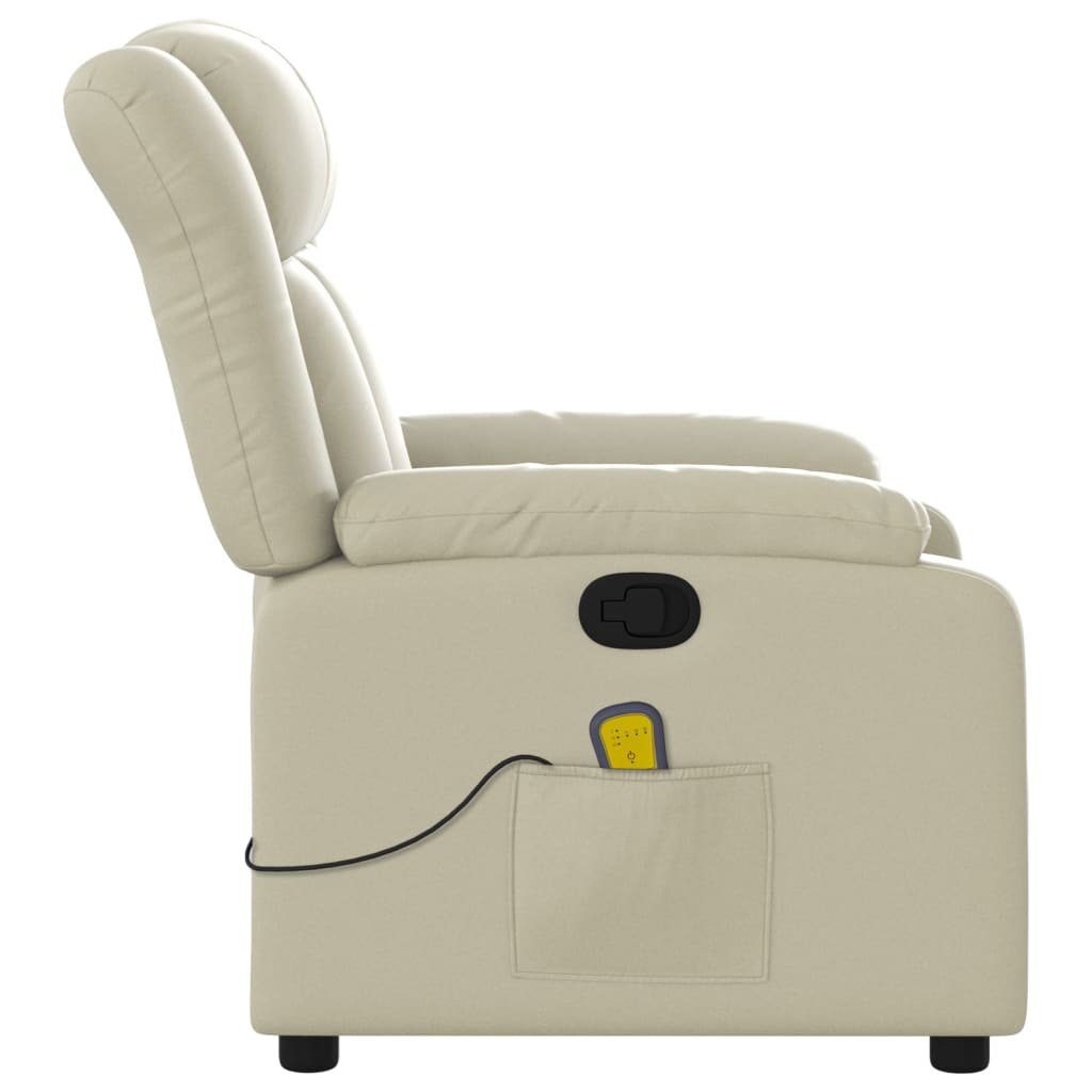 Massage-Relaxsessel, Kunstleder, Schwarz