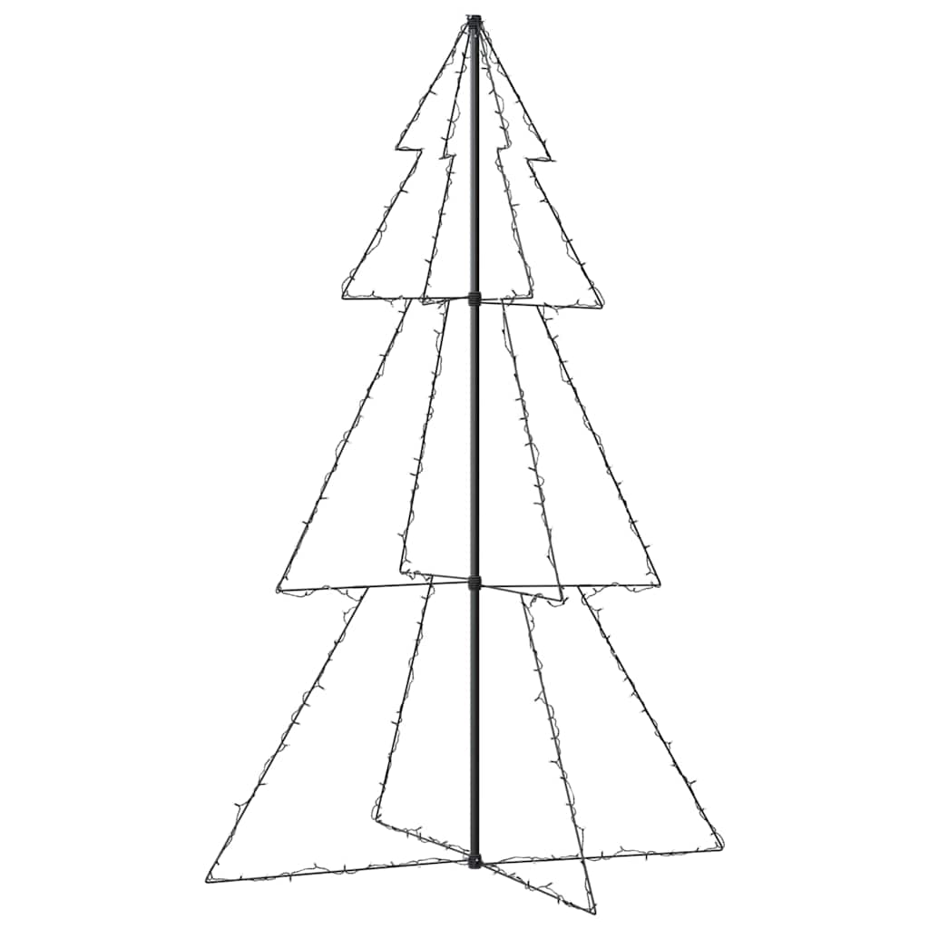 Weihnachtsbaum in Kegelform 160 LEDs Indoor & Outdoor 78x120 cm
