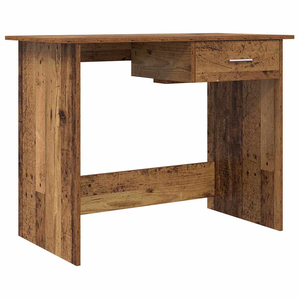 Schreibtisch Weiß 100x50x76 cm Holzwerkstoff