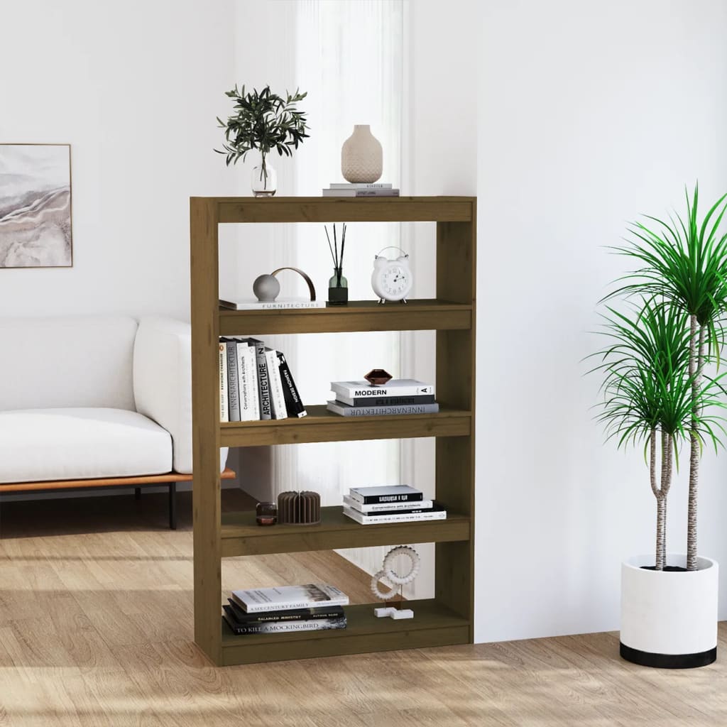 Bücherregal/Raumteiler 80x30x71,5 cm Massivholz Kiefer