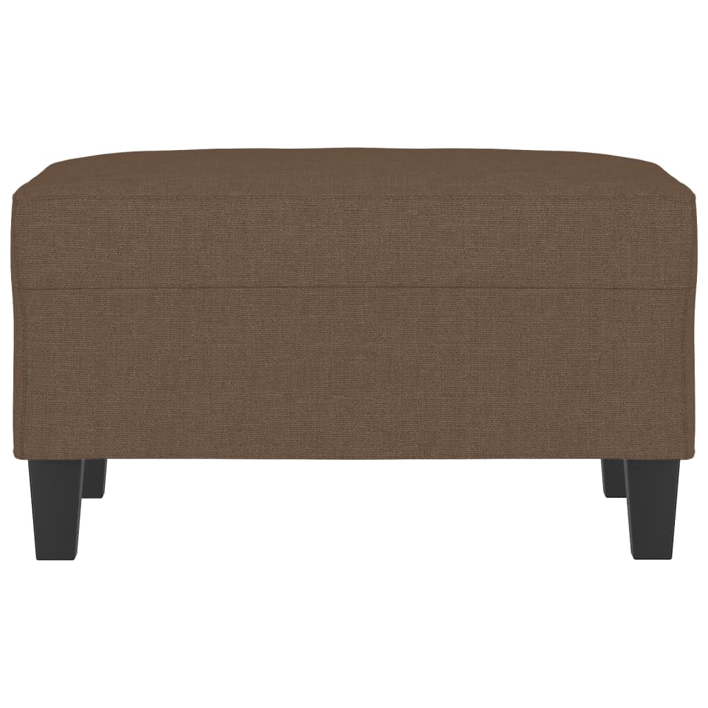 Fußhocker Hellgrau 60x50x41 cm Stoff