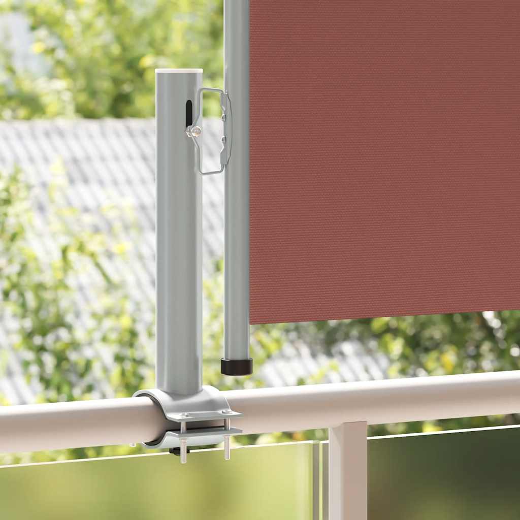 Seitenmarkise 60 x 300 cm 100% Polyester Eisen Stahl