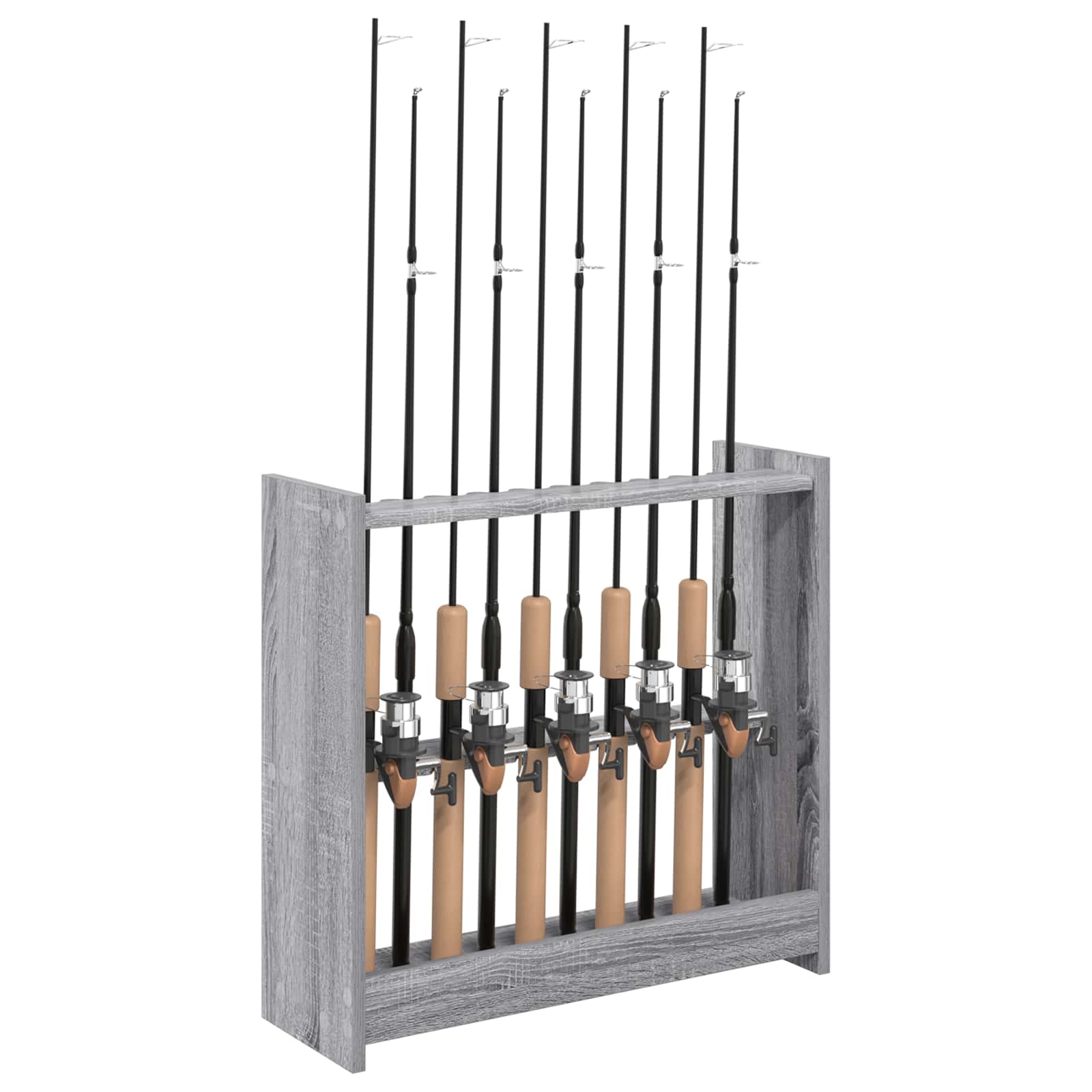 Billardqueue-Ständer Holzwerkstoff 60 x 20 x 57 cm Weiß