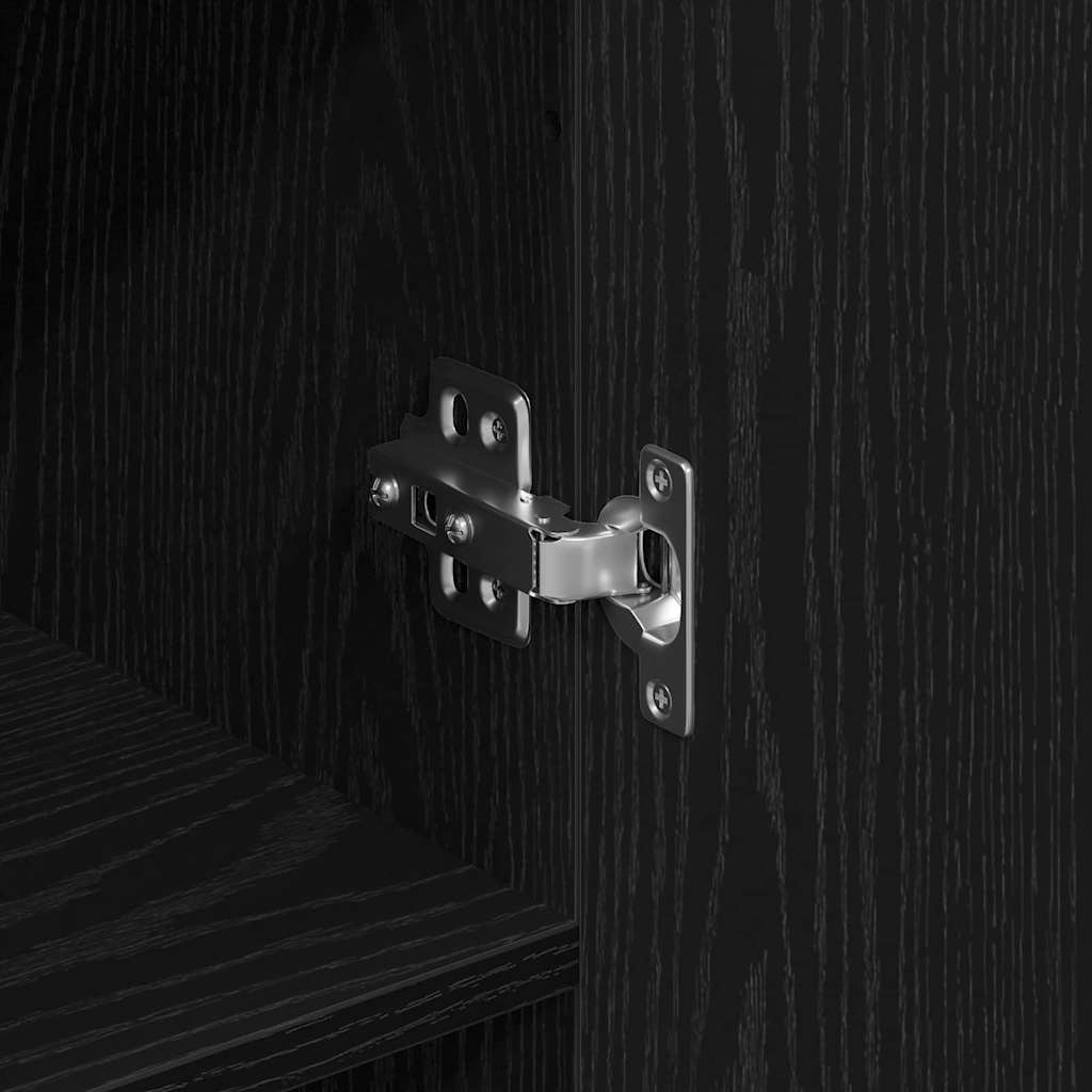 Highboard Hochglanz-Weiß 69,5x34x180 cm Holzwerkstoff