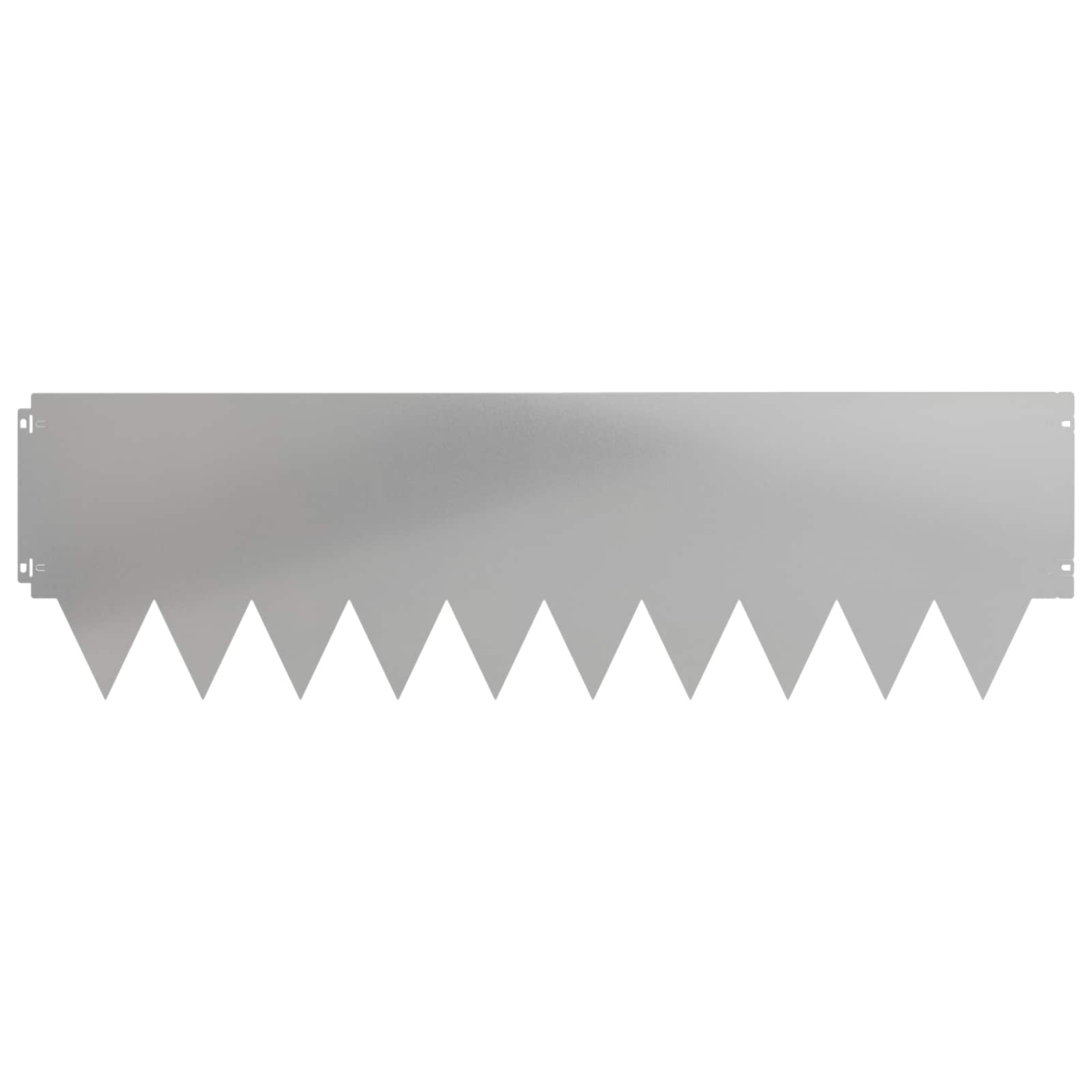 Raseneinfassung 10 pcs Länge Höhe 103 x 15 cm Stahl Schwarz