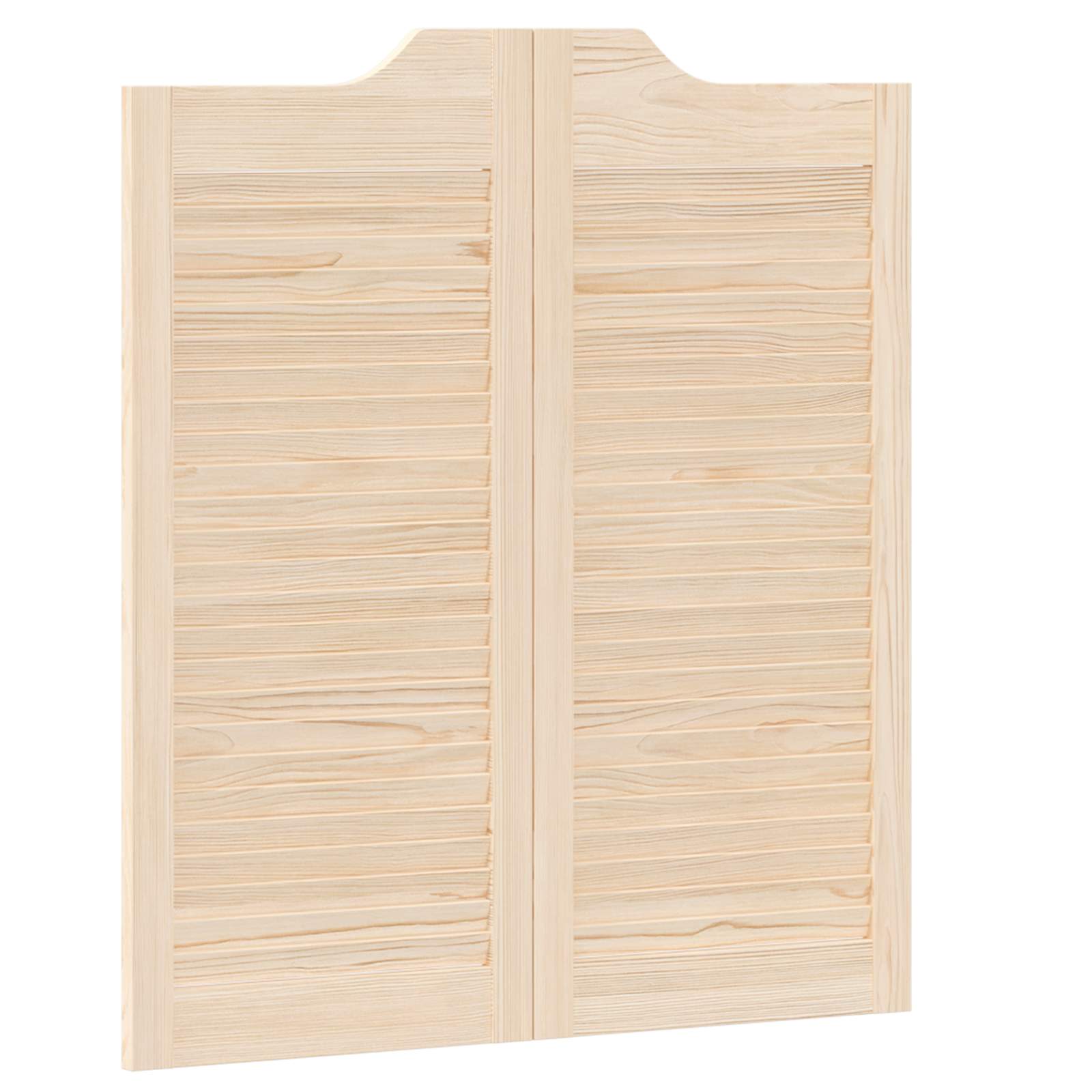 Schwingtüren Natur 80 x 40 cm Massives Kiefernholz