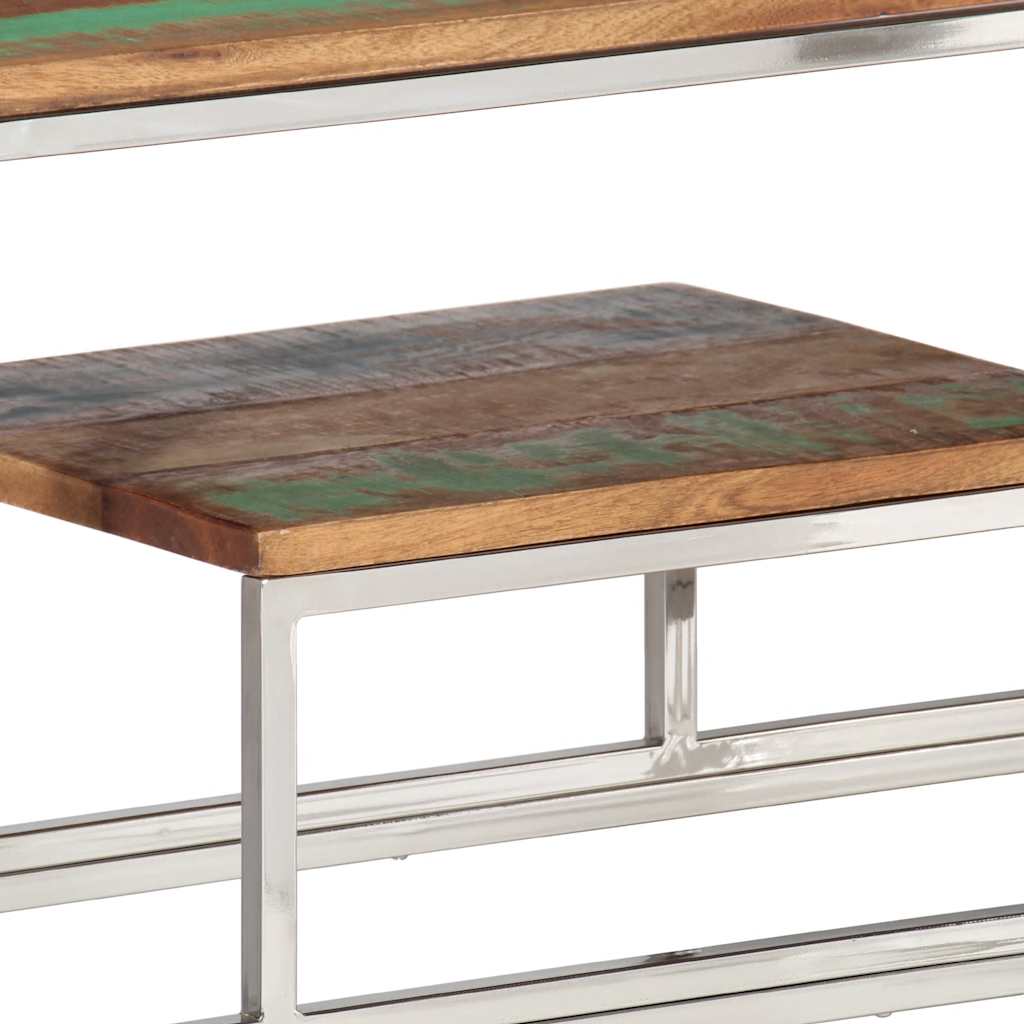 Konsolentisch Golden Edelstahl und Hartglas