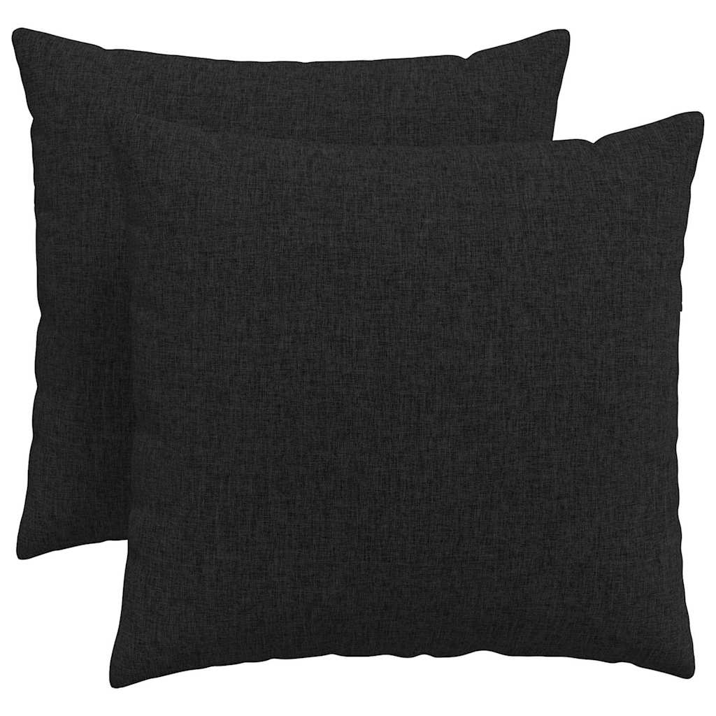 Sofakissen 2 pcs Hellgrau 50 x 30 cm Stoff