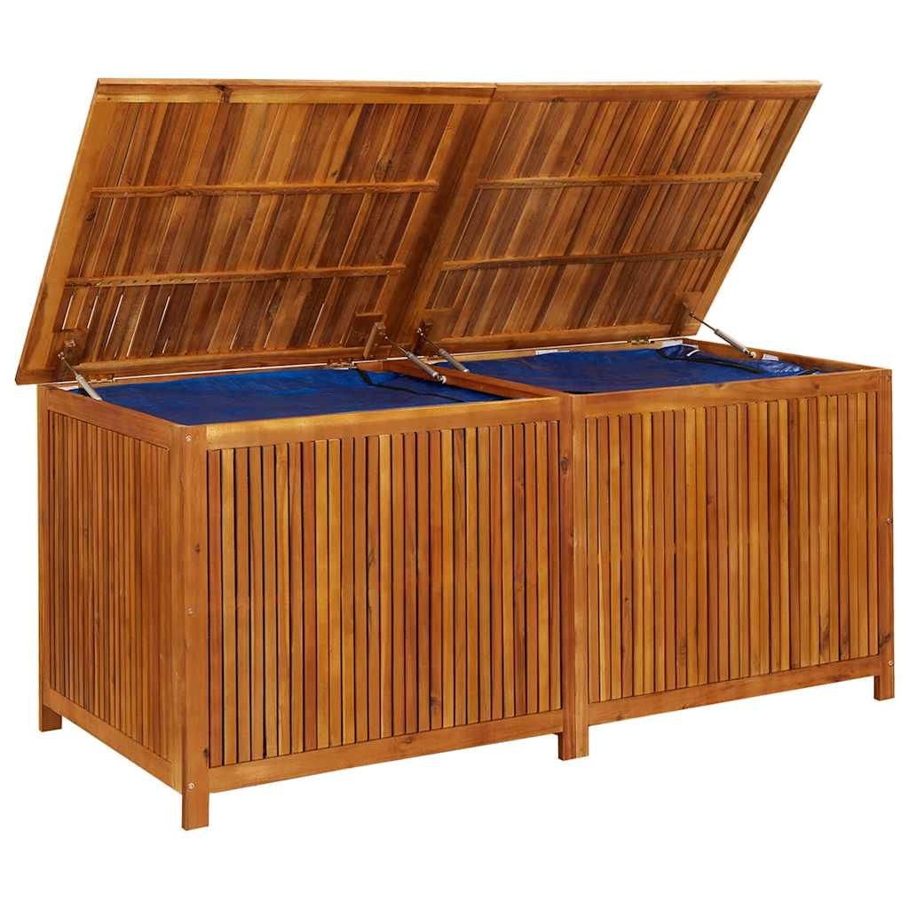 Garten-Aufbewahrungsbox 150x80x75 cm Massivholz Akazie