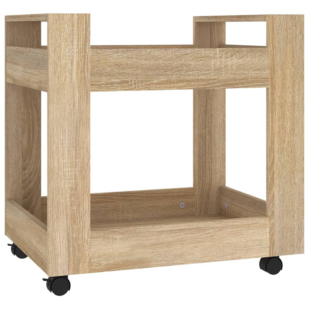 Bürowagen Weiß 60x45x60 cm Holzwerkstoff