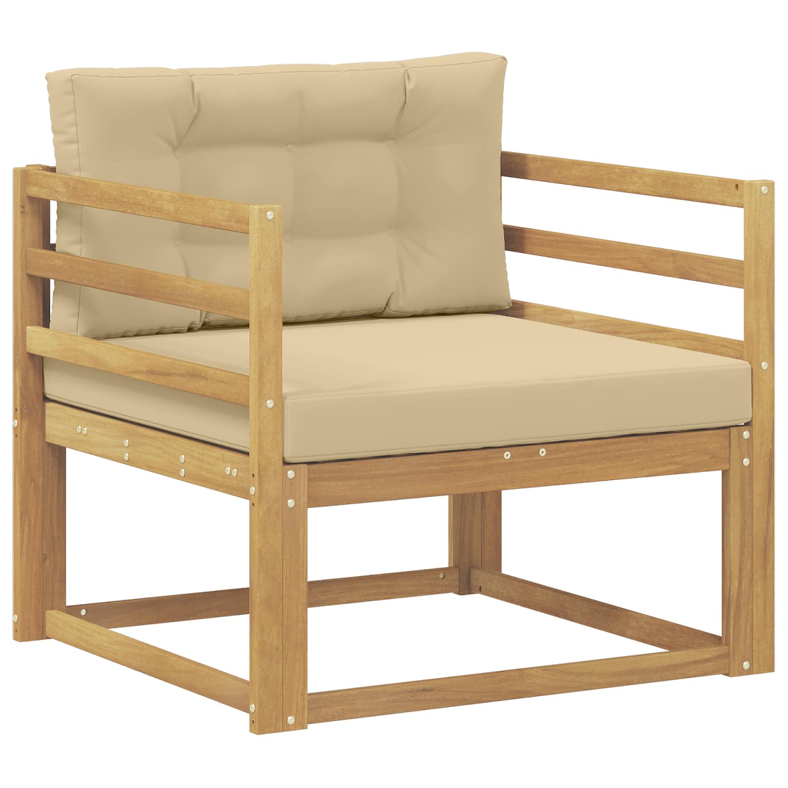 Outdoor Mittelsofa Natur