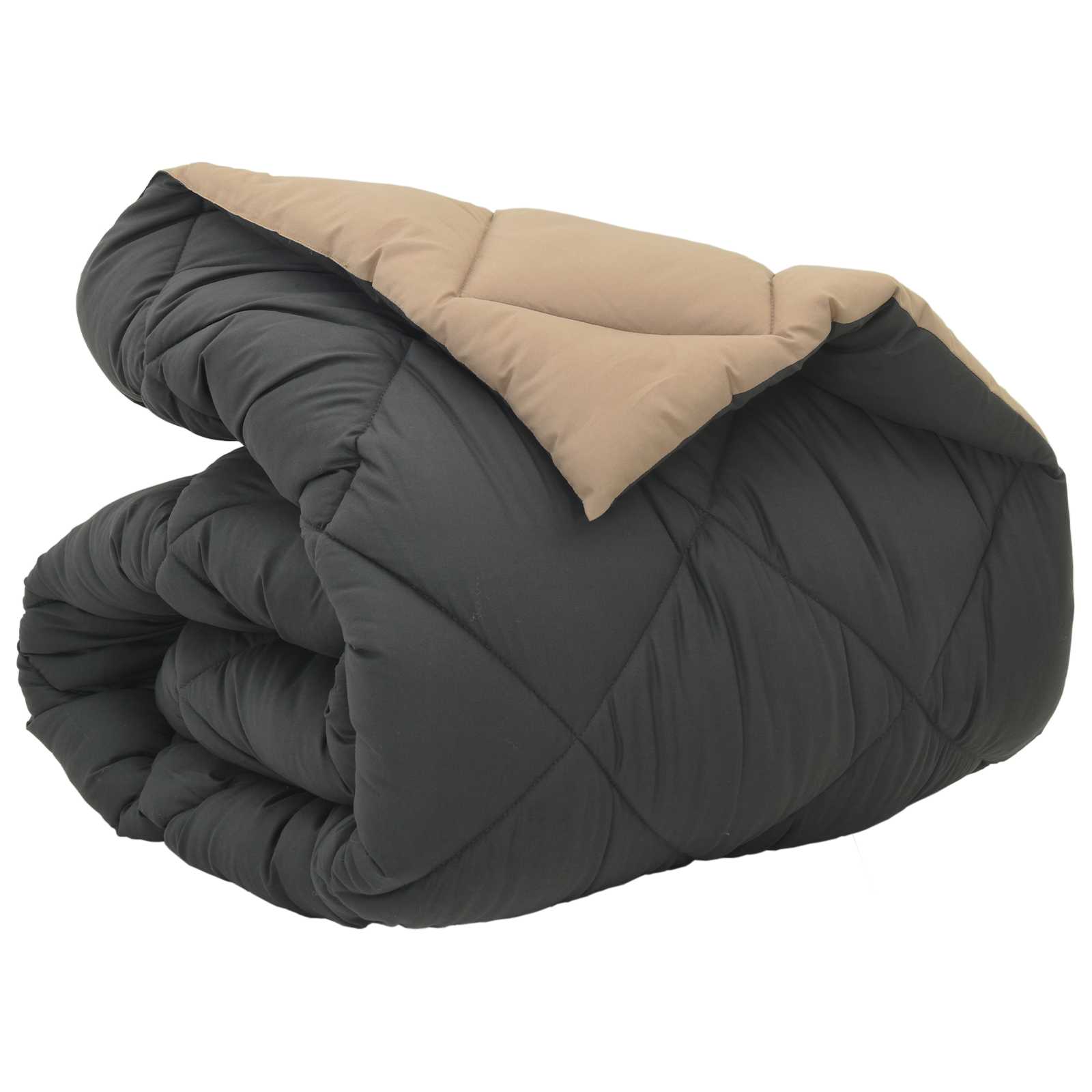 Winterbettdecke Anthrazit 135 x 200 cm Mikrofaser