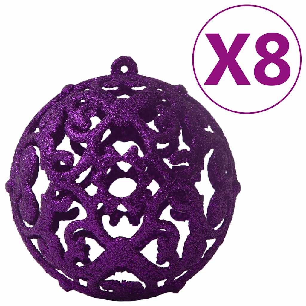 100-tlg. Weihnachtskugel-Set Weiß