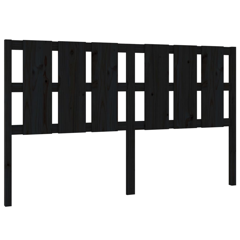 Kopfteil Grau 80,5x4x100 cm Massivholz Kiefer