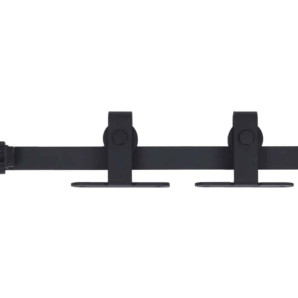Schiebetürbeschlag Set für Schranktüren 91 cm Karbonstahl