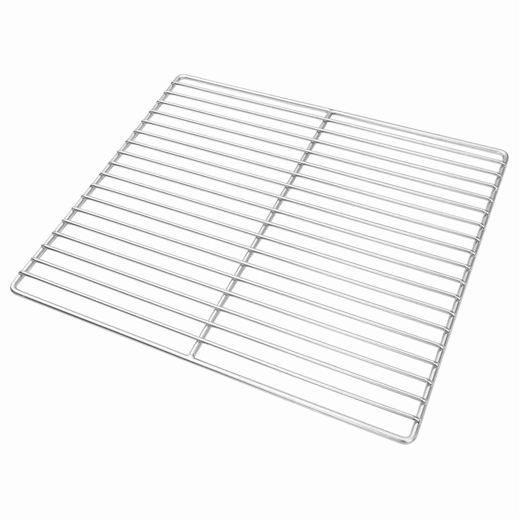 Grillrost Silber 40 x 30 cm Edelstahl