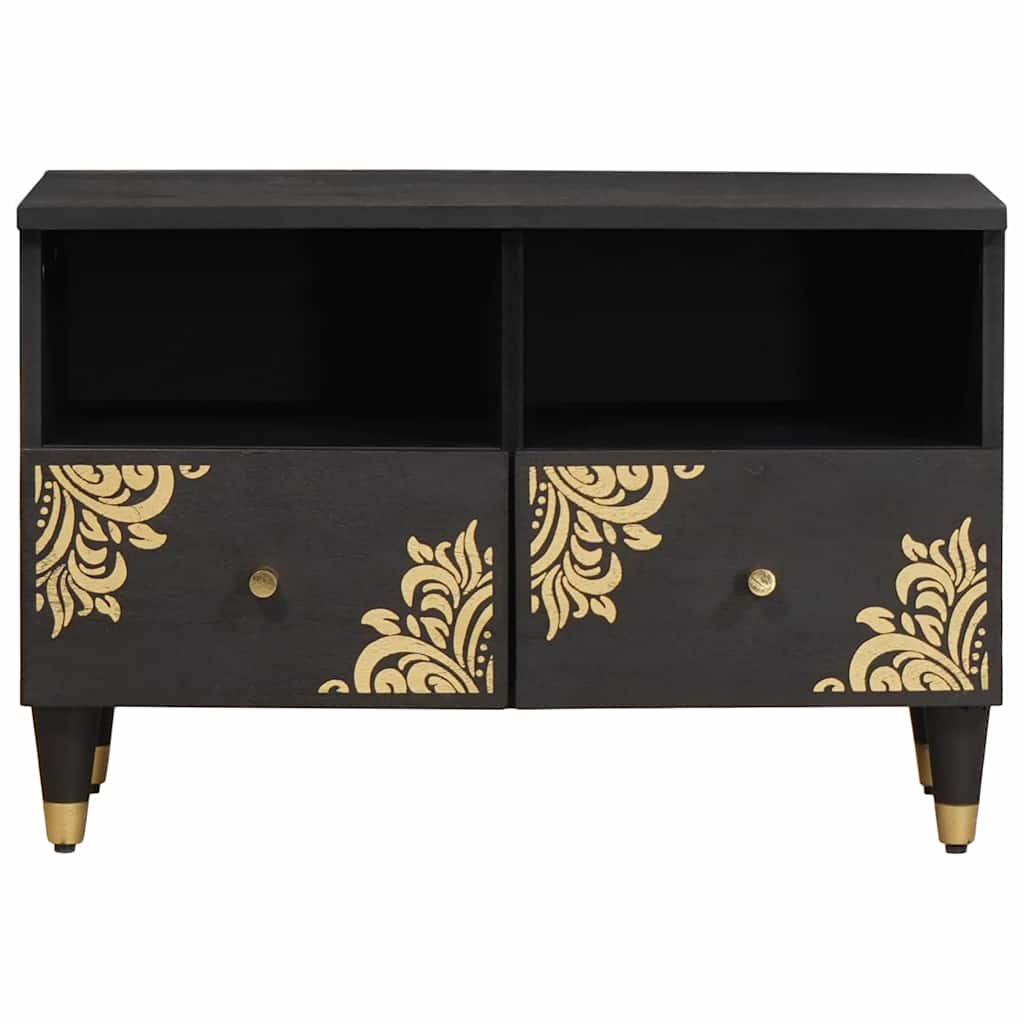 TV-Schränk Honigbraun 70 x 33 x 46 cm Massivholz Mango
