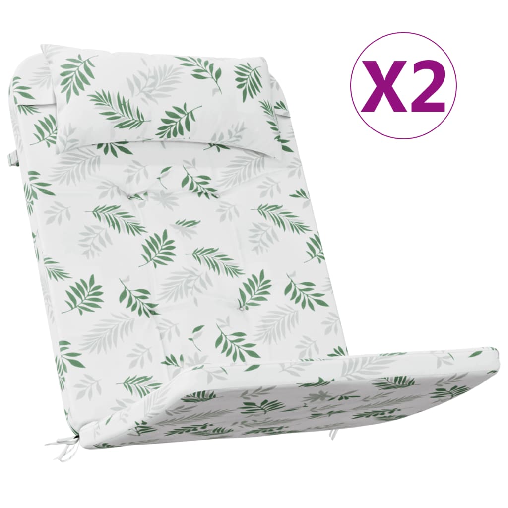 Adirondack-Auflagen 2 Stk. Hellblau Oxford-Gewebe