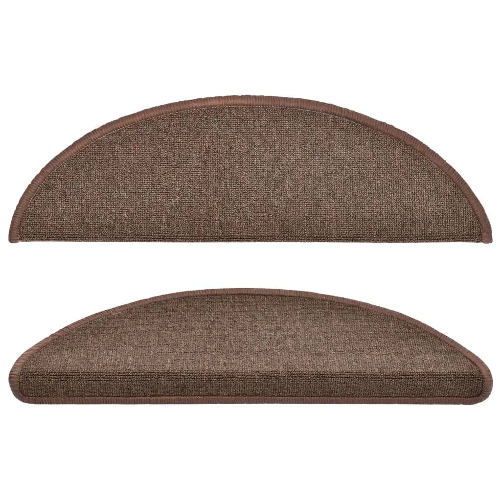 Stufenmatten 15 Stk. 56x17x3 cm Anthrazit Halbrund