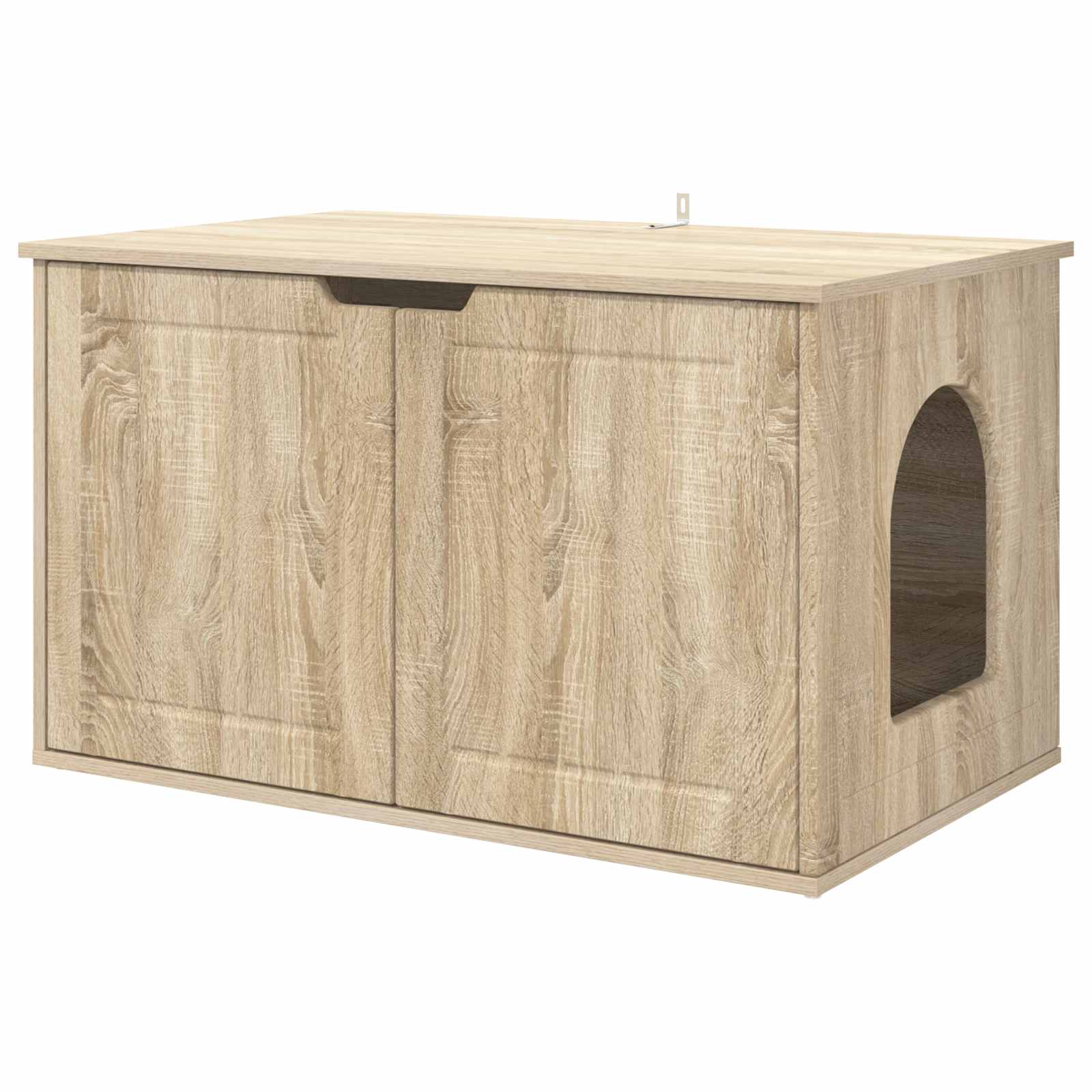 Katzenhaus Weiß 85 x 55 x 50,5 cm Holzwerkstoff