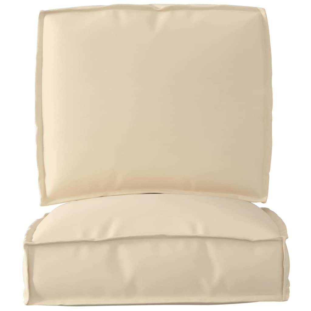Palettenkissenset 2 pcs Grau 50 x 50 x 12 cm Oxford-Stoff