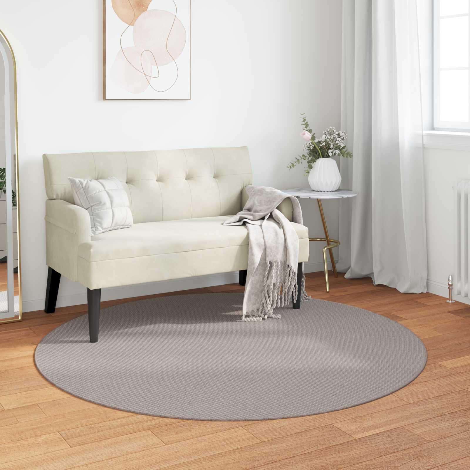 Bereichsteppiche Rechtwinklig LUGO Creme 150 x 80 cm Polyester