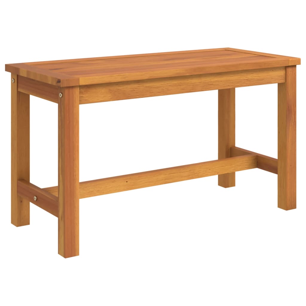 Gartenbank 110x35x45 cm Massivholz Akazie