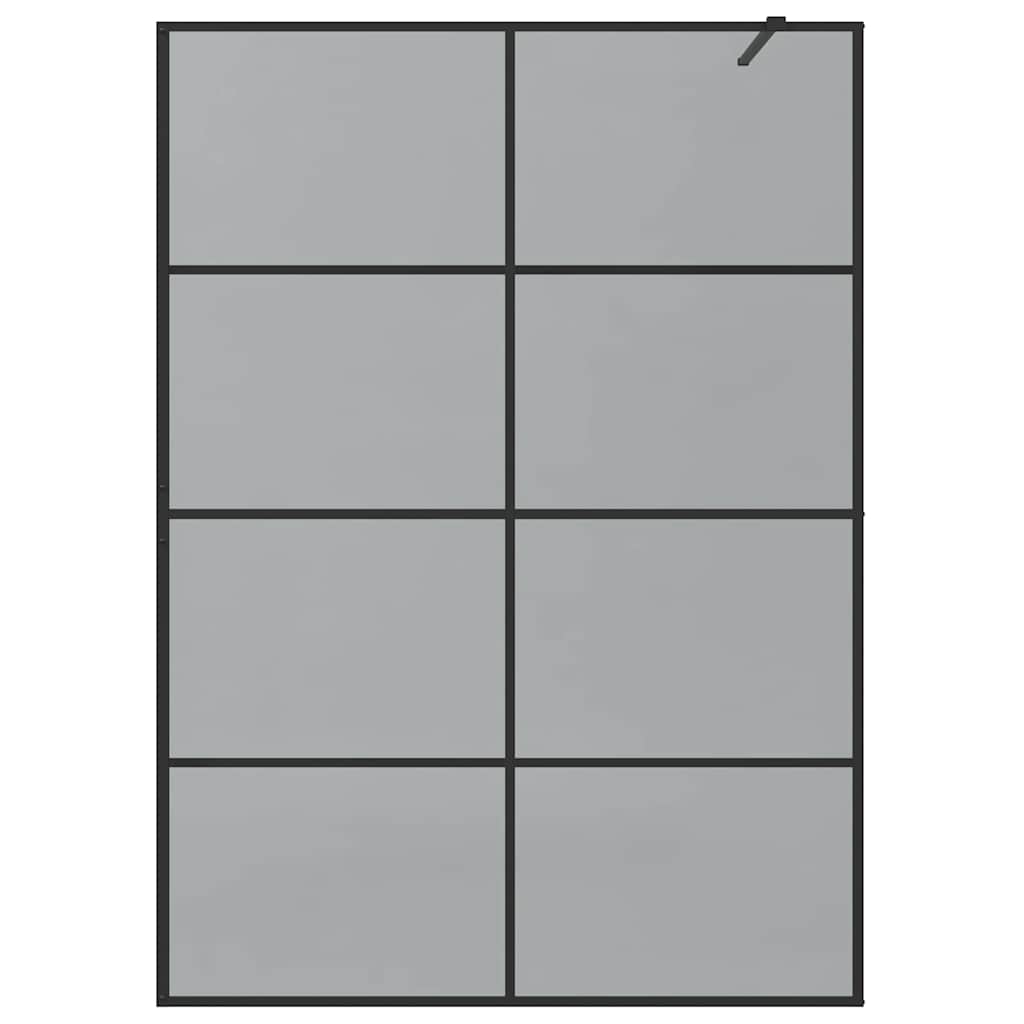 Duschwand für Begehbare Dusche mit Klarem ESG Glas 80x195 cm