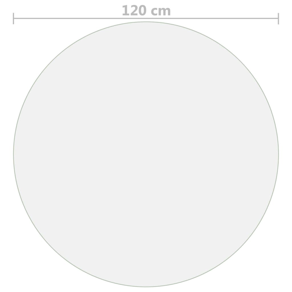 Tischfolie Transparent Ø 60 cm 1,6 mm PVC