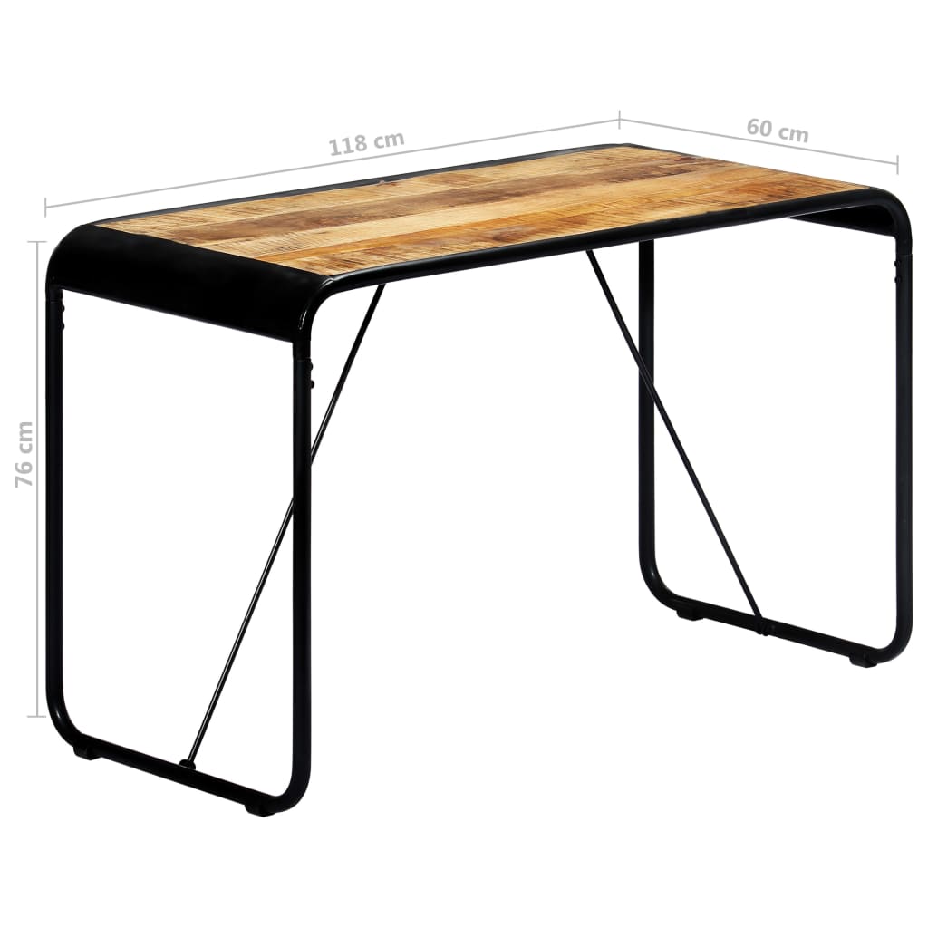 Esstisch 180x90x76 cm Altholz Massiv