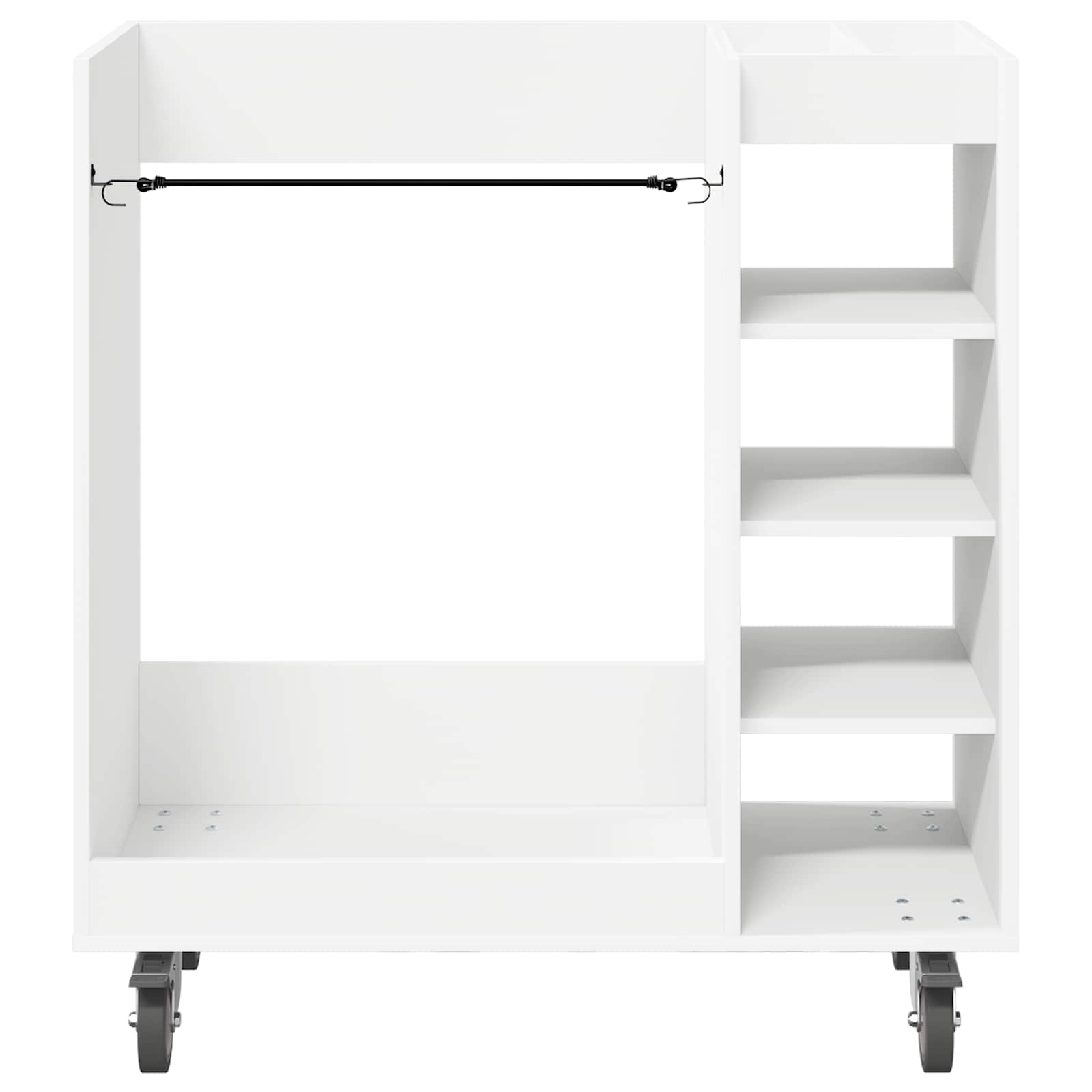 Golf Schrank Mit Rad Uni Weiß 65 x 45 x 98 cm